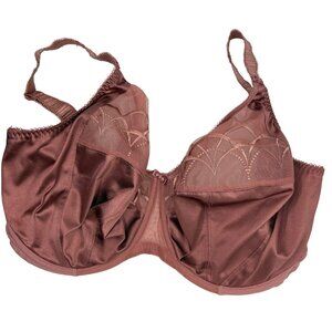 Elomi EL4030 Cate Full Cup Banded Underwire Brown Sheer Bra 34M